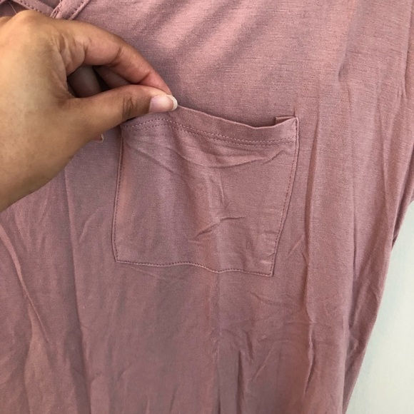 Mauve short sleeve top - Picture 5 of 7